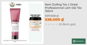 Kem Dưỡng Tóc L'Oréal Professionnel Làm Dài Tóc 150ml
