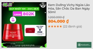 Kem Dưỡng Vichy Ngừa Lão Hóa, Săn Chắc Da Ban Ngày 50ml