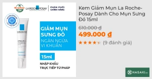 Kem Giảm Mụn La Roche-Posay Dành Cho Mụn Sưng Đỏ 15ml
