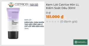 Kem Lót Catrice Mịn Lì, Kiểm Soát Dầu 30ml