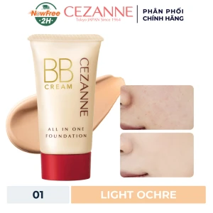 Kem Nền Cezanne BB Cream SPF23 PA 01 Light Ochre 40g