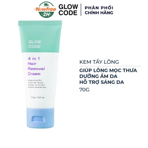 Kem Tẩy Lông GlowCode Giúp Lông Mọc Thưa, Cấp Ẩm, Sáng Da 70g