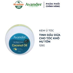 Kem Ủ Tóc Avander Tinh Dầu Dừa Cho Tóc Khô, Hư Tổn 125g