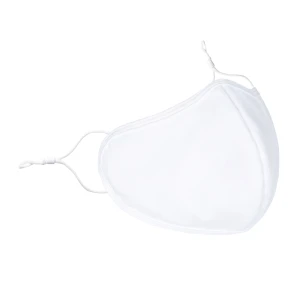 Khẩu Trang Vải Hasaki 3D 4 Lớp (Không Van - Màu Trắng - Size M)