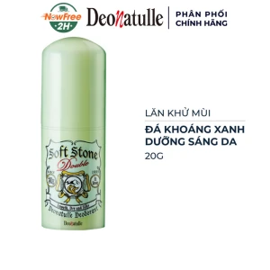 Lăn Khử Mùi Deonatulle Đá Khoáng Xanh Sáng Da 20g