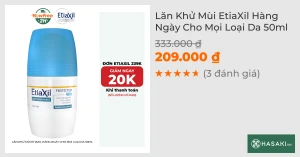 Lăn Khử Mùi EtiaXil Hàng Ngày Cho Mọi Loại Da 50ml