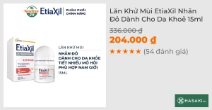 Lăn Khử Mùi EtiaXil Nhãn Đỏ Dành Cho Da Khoẻ 15ml