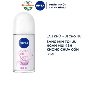 Lăn Khử Mùi Nivea Extra Brightening Sáng Mịn Tối Ưu 50ml