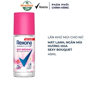 Lăn Khử Mùi Rexona Sexy Bouquet Hương Hoa Cho Nữ 45ml