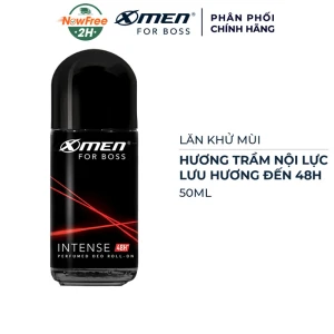 Lăn Khử Mùi X-Men For Boss Intense Hương Trầm Nội Lực 50ml