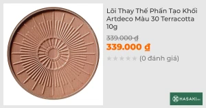 Lõi Thay Thế Phấn Tạo Khối Artdeco Màu 30 Terracotta 10g