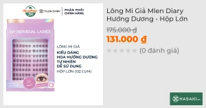 Lông Mi Giả Mlen Diary Hướng Dương - Hộp Lớn