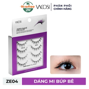 Lông Mi Vacosi Gân Trong Búp Bê VM28-ZE04 4 Cặp/Hộp
