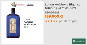 Lotion Meishoku Bigansui Ngăn Ngừa Mụn 90ml