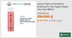 Lotion Naris Cosmetics Dưỡng Ẩm Da, Ngăn Ngừa Lão Hóa 180ml