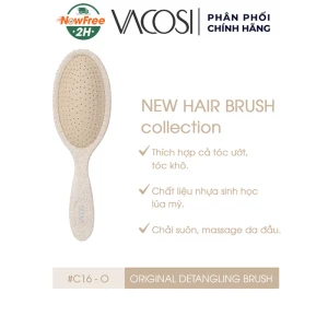 Lược Vacosi Gỡ Rối & Tạo Kiểu Cơ Bản Màu Kem C16-O