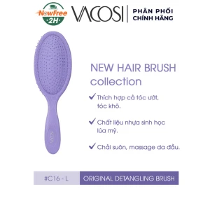 Lược Vacosi Gỡ Rối & Tạo Kiểu Cơ Bản Màu Tím C16-L