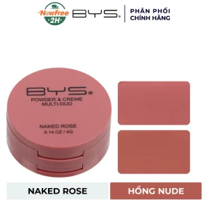 Má Hồng BYS Dạng Kem & Phấn Naked Rose - Hồng Nude 4g