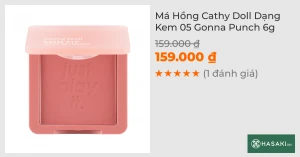 Má Hồng Cathy Doll Dạng Kem 05 Gonna Punch 6g
