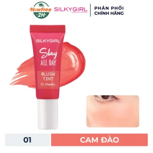 Má Hồng Silkygirl Dạng Kem 01 Cheeky - Cam Đào 10ml