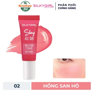 Má Hồng Silkygirl Dạng Kem 02 Pinky - Hồng San Hô 10ml
