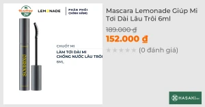 Mascara Lemonade Giúp Mi Tơi Dài Lâu Trôi 6ml