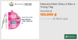 Mascara Mlen Diary 2 Đầu 4 Trong 1 8g
