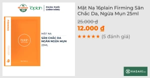 Mặt Nạ 16plain Firming Săn Chắc Da, Ngừa Mụn 25ml