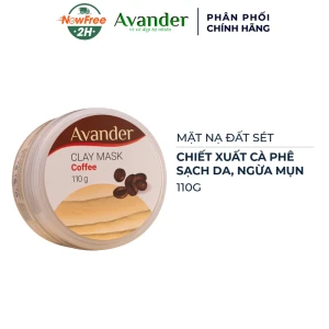 Mặt Nạ Avander Đất Sét Cà Phê Sạch Da, Ngừa Mụn 110g