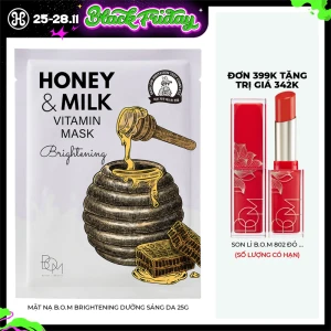Mặt Nạ B.O.M Brightening Dưỡng Sáng Da 25g