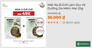 Mặt Nạ B.O.M Làm Dịu Và Dưỡng Da Mềm Mại 25g