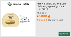 Mặt Nạ BNBG Dưỡng Săn Chắc Da, Ngăn Ngừa Lão Hóa 30ml
