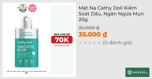 Mặt Nạ Cathy Doll Kiểm Soát Dầu, Ngăn Ngừa Mụn 20g 
