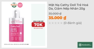 Mặt Nạ Cathy Doll Trẻ Hoá Da, Giảm Nếp Nhăn 20g
