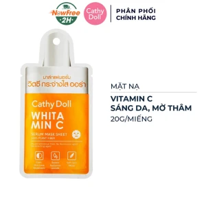 Mặt Nạ Cathy Doll Vitamin C Dưỡng Sáng Da 20g