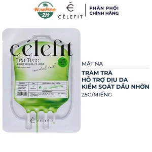 Mặt Nạ Celefit Tràm Trà Dịu Da, Kiểm Soát Dầu 25g
