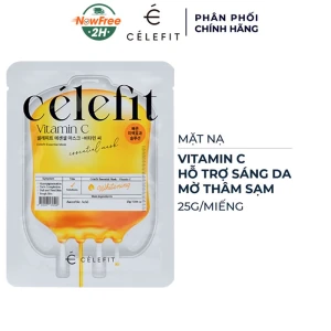 Mặt Nạ Celefit Vitamin C Sáng Da, Mờ Thâm 25g