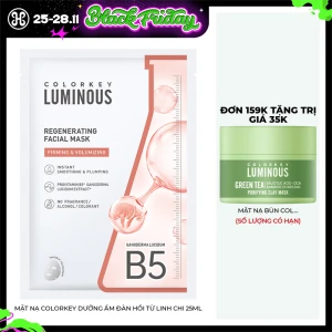Mặt Nạ Colorkey Dưỡng Ẩm Đàn Hồi Từ Linh Chi 25ml