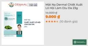Mặt Nạ Dermal Chiết Xuất Lô Hội Làm Dịu Da 23g