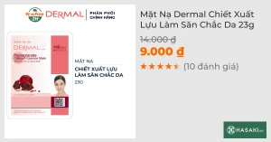 Mặt Nạ Dermal Chiết Xuất Lựu Làm Săn Chắc Da 23g