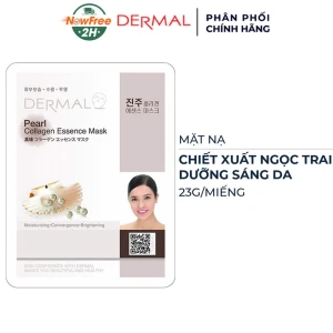 Mặt Nạ Dermal Chiết Xuất Ngọc Trai Dưỡng Sáng Da 23g
