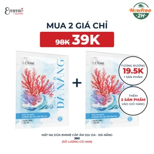 Mặt Nạ Dừa Emmié Cấp Ẩm Dịu Da - Đà Nẵng 25g