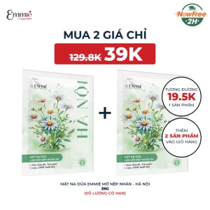 Mặt Nạ Dừa Emmié Mờ Nếp Nhăn - Hà Nội 25g