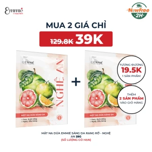 Mặt Nạ Dừa Emmié Sáng Da Rạng Rỡ - Nghệ An 25g