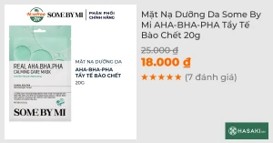 Mặt Nạ Dưỡng Da Some By Mi AHA-BHA-PHA Tẩy Tế Bào Chết 20g