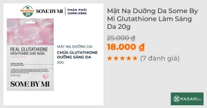 Mặt Nạ Dưỡng Da Some By Mi Glutathione Làm Sáng Da 20g