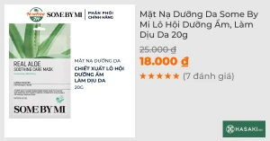 Mặt Nạ Dưỡng Da Some By Mi Lô Hội Dưỡng Ẩm, Làm Dịu Da 20g