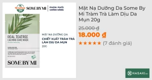 Mặt Nạ Dưỡng Da Some By Mi Tràm Trà Làm Dịu Da Mụn 20g