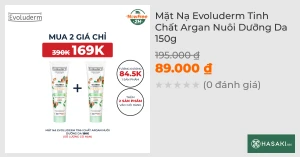 Mặt Nạ Evoluderm Tinh Chất Argan Nuôi Dưỡng Da 150g