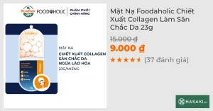 Mặt Nạ Foodaholic Chiết Xuất Collagen Làm Săn Chắc Da 23g